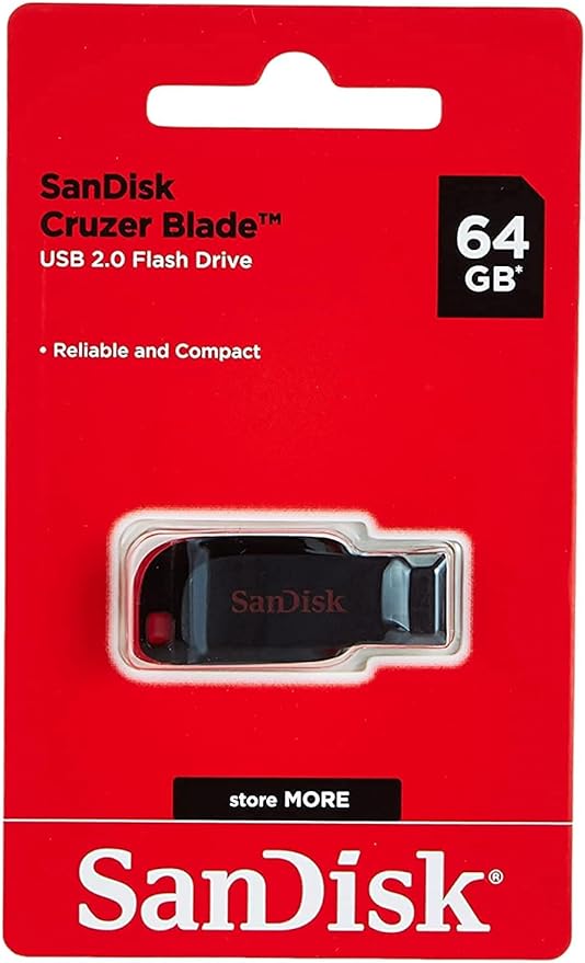 SanDisk Flash Drive 64GB USB 2.0