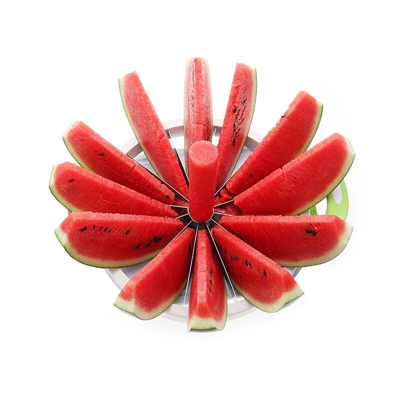 Large Size Watermelon Slicer Flower Windmill Shaped Melon Knife Cantaloupe Divider Cutter Kitchen Fruit Gadgets